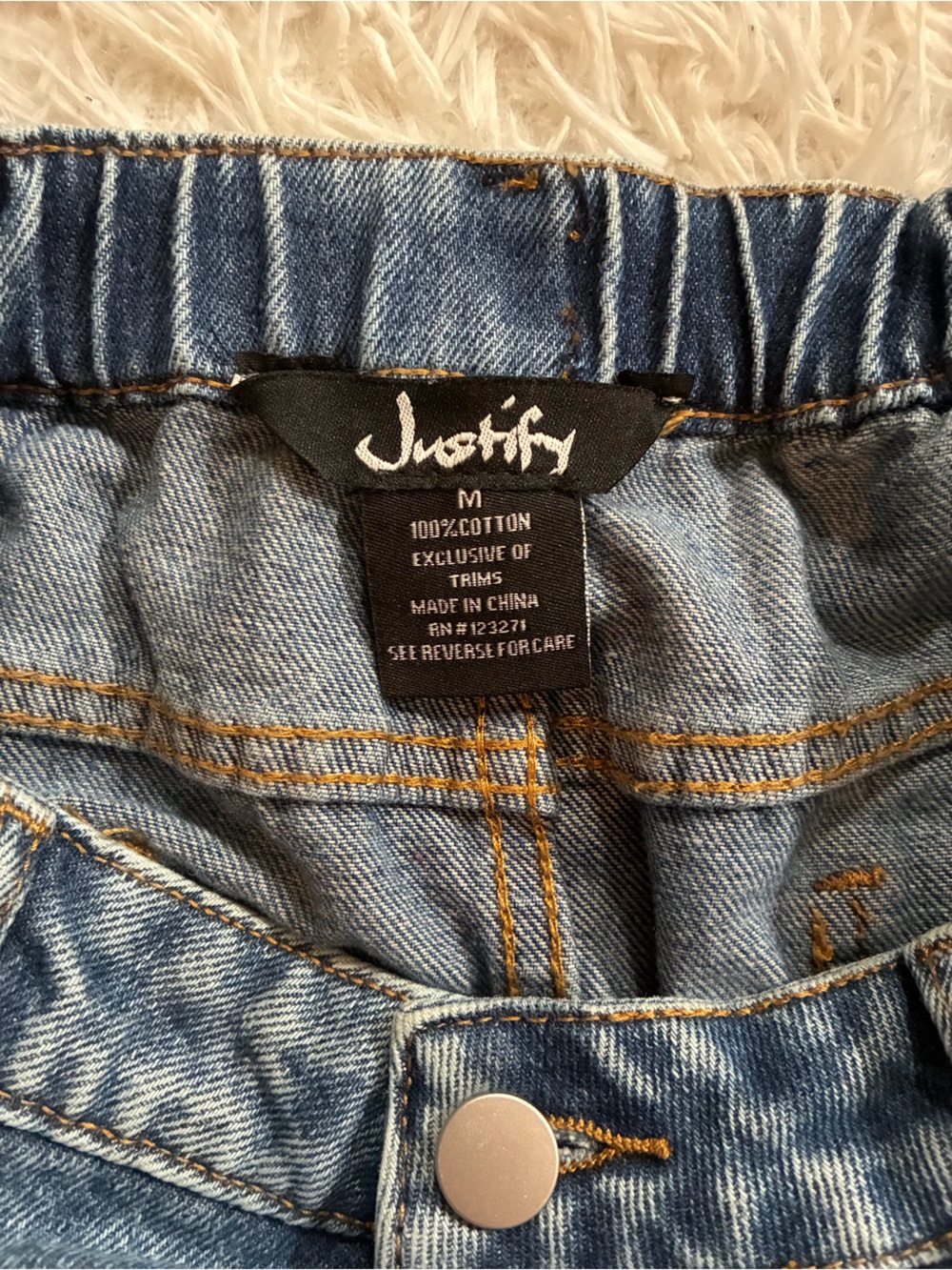 Y2K Punk Mall Goth Alt Emo Cyber Grunge Harajuku Biker Cargo Denim Mini Skirt M - Picture 6 of 7